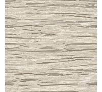 Horizon Stone Taupe Wallpaper - Glamorous Textured Realistic Metallic Silver Effect - Stylish Feature Wall