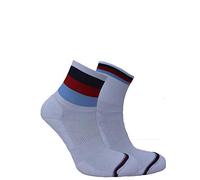 HORIZON WE'VE GOT YOUR FEET COVERED Help for Heroes 2pk Cycling Socks (White w/Trim, 8-12)