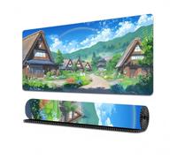 HorizonFlow The Wizard of Oz Gaming Mouse Pad Cypress Wheat Field Extra Large Keyboard Mouse Mat XXL Non-Slip Rubber Base Personalized Desk Pad for Home Computer Office Laptop (P,800 * 400 * 3mm)