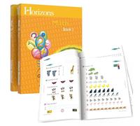 Horizons Math K SET of 2 Student Workbooks K-1 and K-2