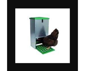 Horizont 12kg Automatic chicken feeder Anti-pest insect poultry run outdoor eggs