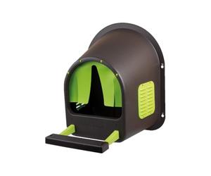 horizont MyCozyNest Chicken Nest, Plastic, Brown, Up to 5 Chickens, Modern Design, Easy Cleaning, Attaches to Wall