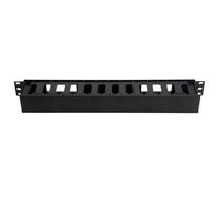 Horizontal 1U Finger Duct for Cabinet Cable Management Rack with Cover 19 inch