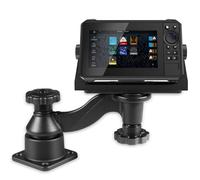 Horizontal 6" Swing Arm Mount Fishfinders & Chartplotters Mount Bracket 360° Rotation Fits for Garmin, Lowrance, Humminbird, and More