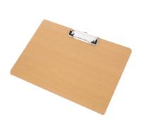 Horizontal A4 Clipboard with Metal Clip, Density Board Notepad Holder