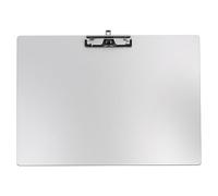 Horizontal Aluminum Clipboard,11x17 Inches A3 Side Clip Metal Clipboards with Pen Holder,Extra Large Construction Board,304 Stainless Steel Low Profile Clip