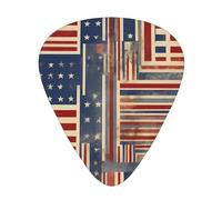 Horizontal and vertical linesv Durable guitar picks - three thicknesses of thin, medium and thick are available, suitable for guitar, bass, electric guitar and ukulele