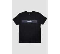 Horizontal Bars Band Logo T Shirt Oasis Black S