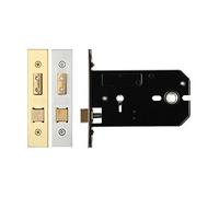 Horizontal Bathroom Sash Lock - 151mm - Anti Tarnish Brass