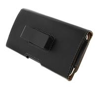 Horizontal Belt Pouch for 5.3 to 5.5" Smartphones XXL Size with Rotating Clip