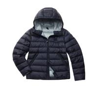 Horizontal Blue Quilted Jacket - male - Blauer - Down Jackets - Blue - 2XL - Jackets 2XL