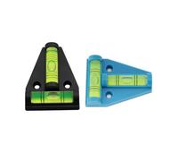 Horizontal Bubble Level with Magnetic Base, 42x30x21mm T-Type Triangle Spirit Level for DIY, Tiling & Wall Mounting, Compatible with Caravans, Motorhomes and Campervans