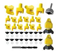 Horizontal Chicken Waterer Nipples | Poultry Horizontal Water Nipple Waterer Drinker - No Leakage Chicken Water Feeder with Drill Bit for Quail