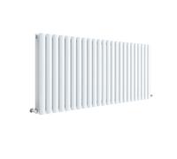 Horizontal Double Panel Radiator - 600mm x 1398mm - 5300 BTU - Gloss White- Balterley