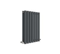 Horizontal Double Panel Radiator 1546 BTU Anthracite 600 x 412mm Balterley Grey One Size