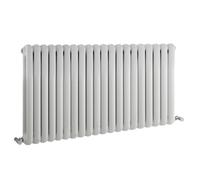 Horizontal Double Panel Radiator - 635mm x 1223mm - 4467 BTU - Gloss White