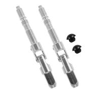 Horizontal Double Pump Jack Joint Iron Shaft 2 Sets for Floor Jacks | Cardan Drop Joint, Integrated Seal and Ball Oil Seal, Smooth Pressure Control for Workshop Repairs
