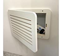 Horizontal Electric Distribution Box Cover - Wall Mounted Decorative Design for Restaurants and Homes - Hollow Design for Enhanced Protection