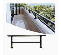 Horizontal Flat Railing Easy TemporaPool Fencing Height Exteon for Raised Balcony & GarPos (100x20CM) Safe Solut for Outdoor Spaces