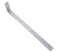 Horizontal H/Duty X Restraint Strap 600mm Length 100mm Bend Galvanised 10PK