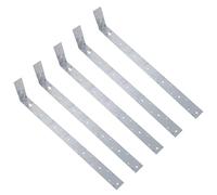 Horizontal H/Duty X Restraint Strap 600mm Length 100mm Bend Galvanised 5PK