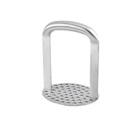 Horizontal Handle Stainless Steel Potato Masher, Manual Potatoes Mud Pressed Pusher Heavy Duty Kitchen Tool(Style 1)