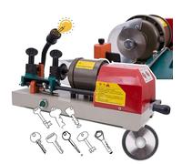 Horizontal Key Duplicating Machine with Auto Feeding, Manual & Electric Modes for Locksmiths to Copy Hollow, Wave, and Cylindrical Keys