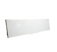 Horizontal Letterbox Draught Excluder | Front Door Mail Box Strong Magnetically Sealing Letterbox Draft Excluder | Made in the UK | Metal Construction Magflap® MK3 | (Satin White) | Magman®