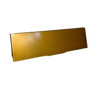 Horizontal Letterbox Draught Excluder | Front Door Mail Box Strong Magnetically Sealing Letterbox Draft Excluder | Made in the UK | Metal Construction Magflap® MK3 | (Brass Effect) | Magman®