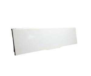 Horizontal Letterbox Draught Excluder | Front Door Mail Box Strong Magnetically Sealing Letterbox Draft Excluder | Made in the UK | Metal Construction Magflap® MK3 | (Satin White) | Magman®
