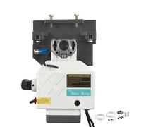 Horizontal Milling Machine Power Feed with Variable Speed Control for Precision in Workshops and Garages, Ensuring Consistent Performance and Results