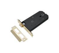 Horizontal mortice sash/Bath 6" Lock Suitable for Replacement of The Union 2077 (Bathroom Lock, Brass)