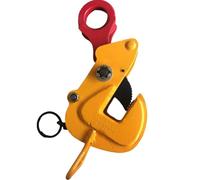 Horizontal Plate Lifting Clamp with Handl Load 0.5 To 5 Ton Sheet Steel Lifting Clamp Steel Plate Clamp for Lifting Heavy Duty Stone Lifting Equipment(2T)