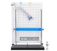 Horizontal Projectile Motion Tester Physics Experiment Equipment for Mechanics Teaching, Collision Verification Instrument with Steel Ball, Glass Ball, Hammer, Clips for School