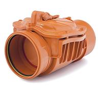 Horizontal PVC Plastic Sewage Drain Check Non-Return Valve Backwater Prevented 200mm