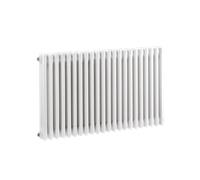 Hudson Reed Colosseum 3-Column Horizontal Radiator 600mm H x 999mm W - White