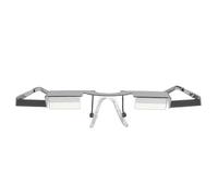 Horizontal Reading Glasses - Adjustable Mirror Lens Frame, Anti-Reflective Prism Design, Allows Comfortable Viewing While Lying, Helps Neck Relaxation For Resting Users |, black, Siehe Beschreibung