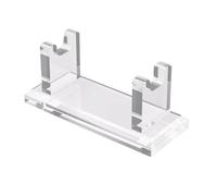Horizontal Shaving Holder Shower Holder with Non-Slip Base - Acrylic Organizer for Bathroom Vanity | Space Optimized for Man Beard and Dressing Table, transparent, Please refer to the description