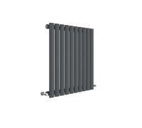 Horizontal Single Panel Radiator - 600mm x 586mm - 1477 BTU - Anthracite- Balterley