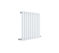 Horizontal Single Panel Radiator - 600mm x 586mm - 1477 BTU - Gloss White- Balterley