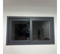 Horizontal Sliding Shed Window 12 24 inch Tempered Glass Replacement Window Ideal for Home Basement & Shed Durable Weatherproof Design (32x14in/80x35cm)