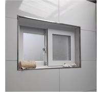 Horizontal Sliding Windows Large Small, White Aluminum Replacement Windows for Houses/Basement/Shed/Chicken Coop/Cabin/Bathroom, Include Clear Glass & Screen(WxH 30x18in/75x45cm)
