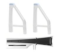 Horizontal Stand for PS5 Slim Pro, Simple Cooling Feet Compatible with Sony PlayStation 5 Console DE UHD Disc Edition Bracket Holder Flat Base