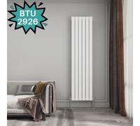 Horizontal Vertical Designer Radiator Oval Column / Flat Panel Heating White