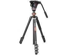 Horizontal Vertical Shooting Hydraulic Pan-tilt Tripod, Aluminum Alloy Bracket Slr Camera, Portable Anti-folding Monopod,Bk-a,Hydraulic