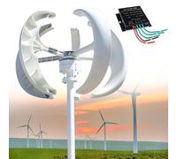 Horizontal Wind Turbine AC Turbine Generator Kit with Charge Controller，12000W Vertical Wind Turbine Generator Kit - 3-Phase AC Permanent Magnet Windmill for Home, Farm, RVs & Boats - Effici