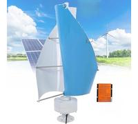 Horizontal Wind Turbine AC Turbine Generator Kit with Charge Controller，16000W Vertical Wind Turbine Generator Kit, 12V/24V/48V Home Windmill, Eco-Friendly Free Energy Solution, Vertical Axi