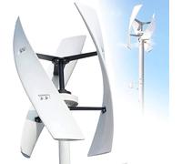 Horizontal Wind Turbine AC Turbine Generator Kit with Charge Controller，20000W Vertical Wind Turbine Generator Kit for Home Power - 12V/24V/48V/220V Renewable Energy Equipment, Efficient Win
