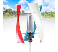 Horizontal Wind Turbine AC Turbine Generator Kit with Charge Controller，20000W Vertical Wind Turbine Generator Kit - Silent Vertical Axis Wind Turbine with MPPT Controller for 12V, 24V, 48V
