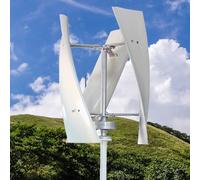 Horizontal Wind Turbine AC Turbine Generator Kit with Charge Controller，6000W Silent Vertical Wind Turbine Generator Kit with Controller - Eco-Friendly Renewable Energy Solution for Home, RV
